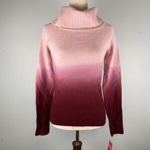 NWT JJ Basics Wool Blend Turtleneck Sweater Size M